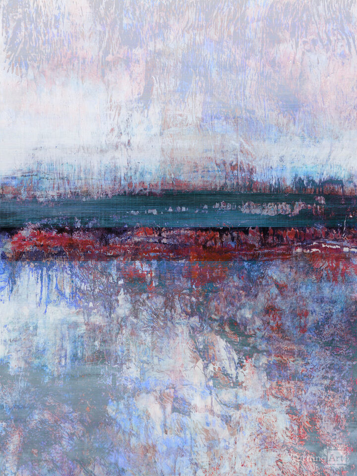 ARCANE 4 - MINIMALIST ABSTRACT LANDSCAPE PAINTING
