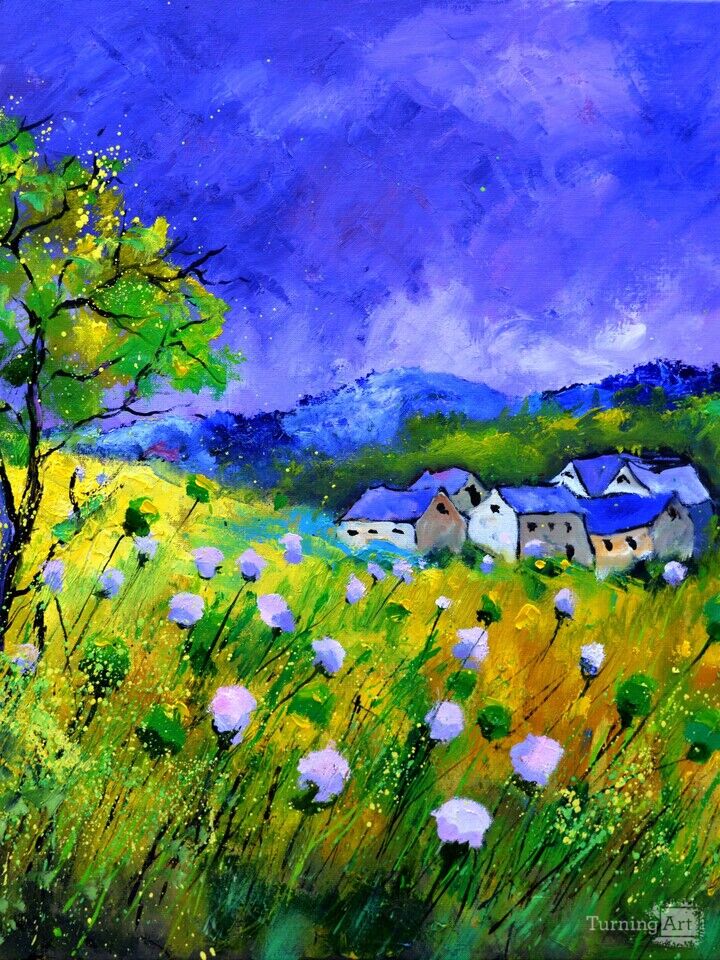 Purple flowers in my countryside 