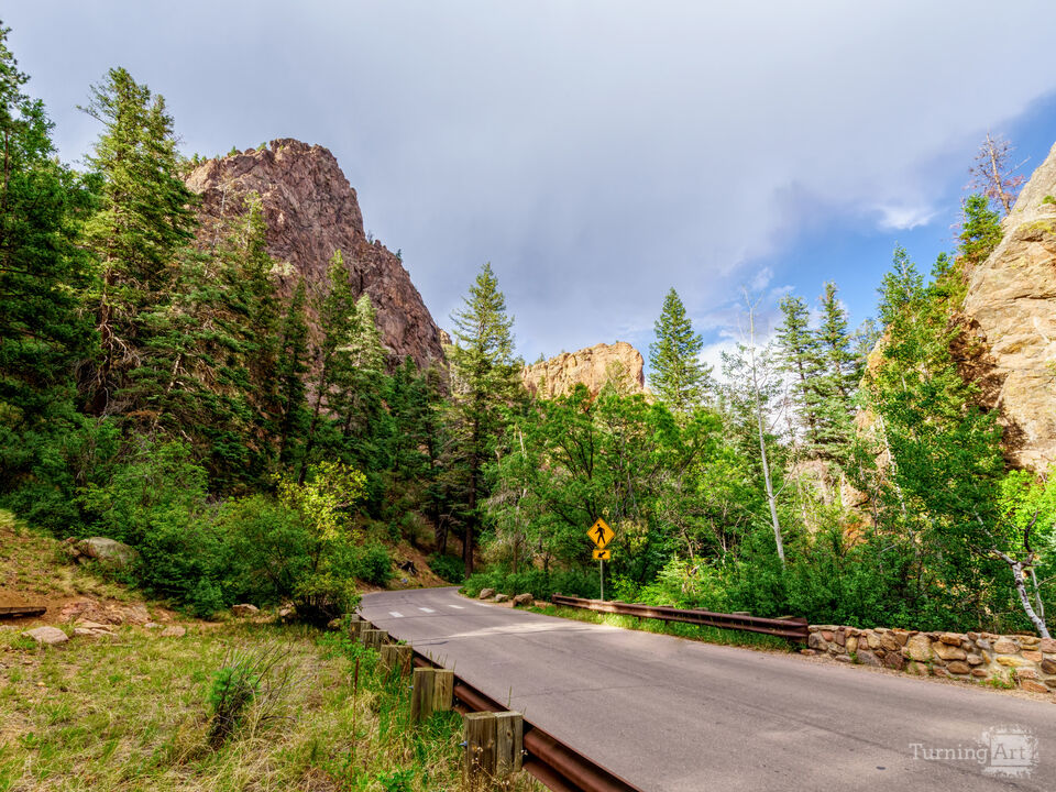 Cliffs Along North Cheyenne Canyon Road