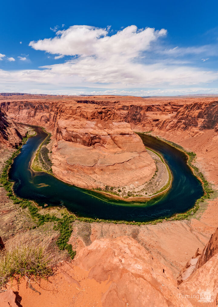 Horseshoe Bend Arizona Afternoon Vertical