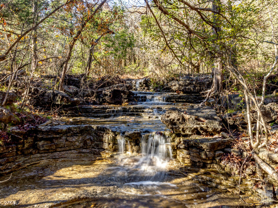 Henning Rustic Flowing Waterfalls 