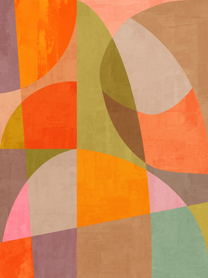 Vibrant Abstract Curves