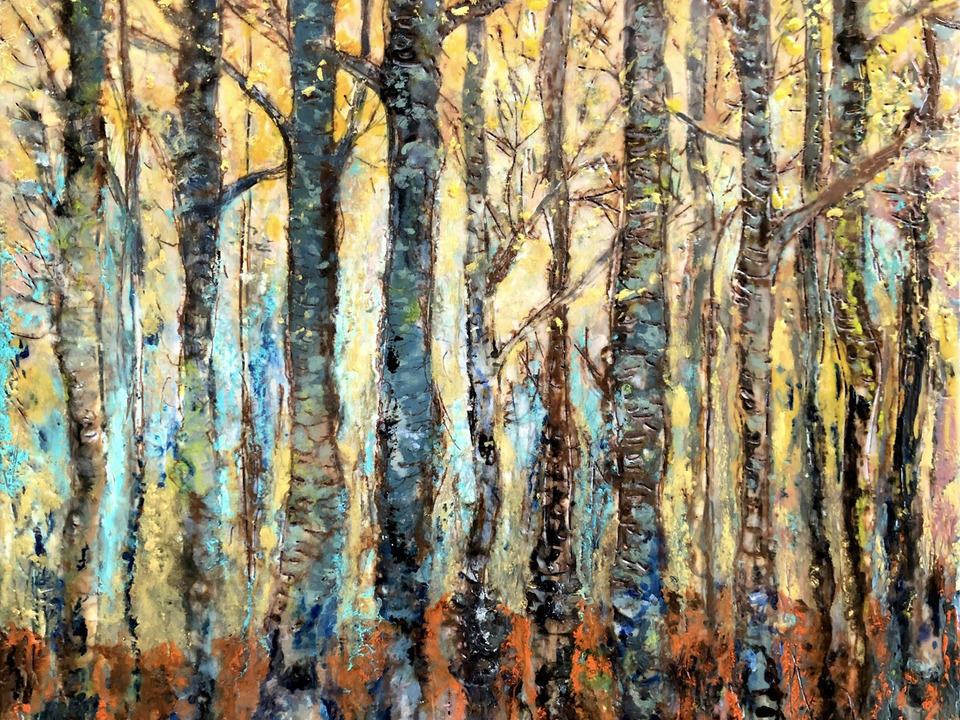 Encaustic Forest