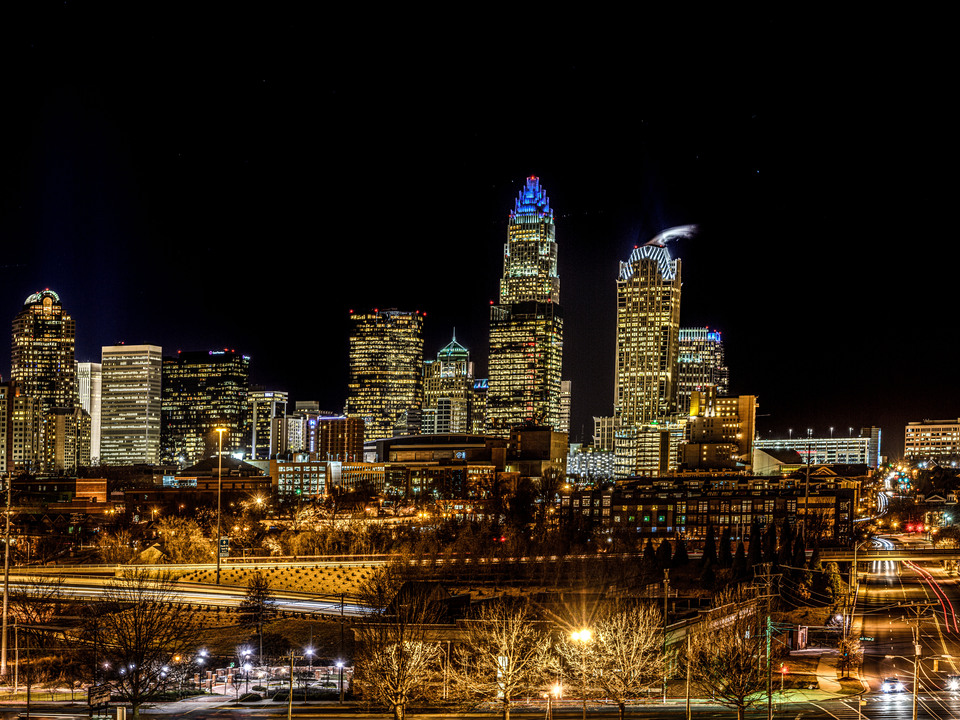 Uptown Charlotte Skyline