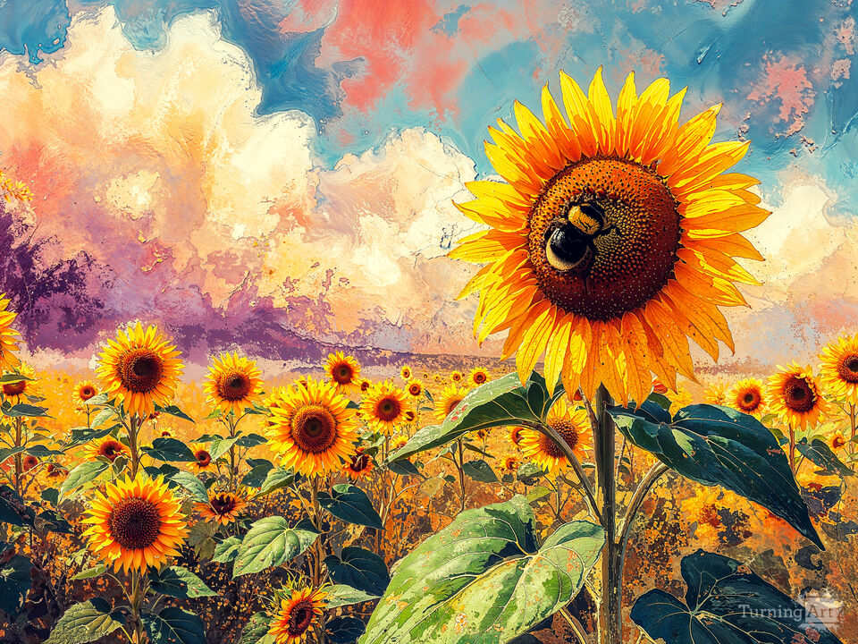 Bumblebee Sunflower