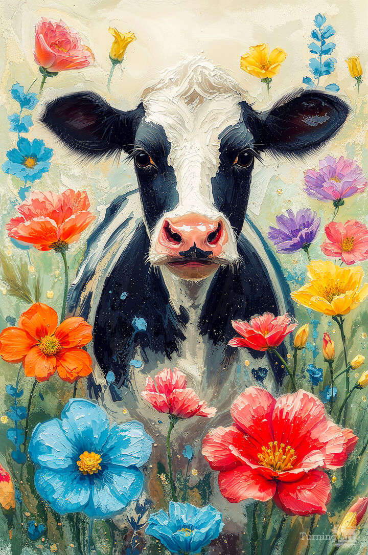 Black and White Moo Cow