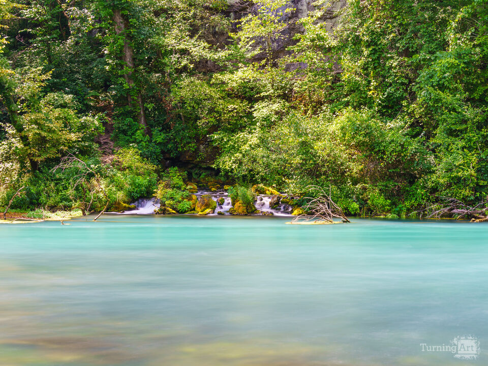 Smooth Waters Big Spring Waterfall