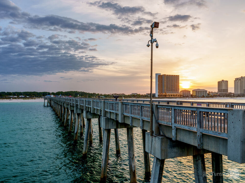 Golden Sunrise From Panama Miller Pier