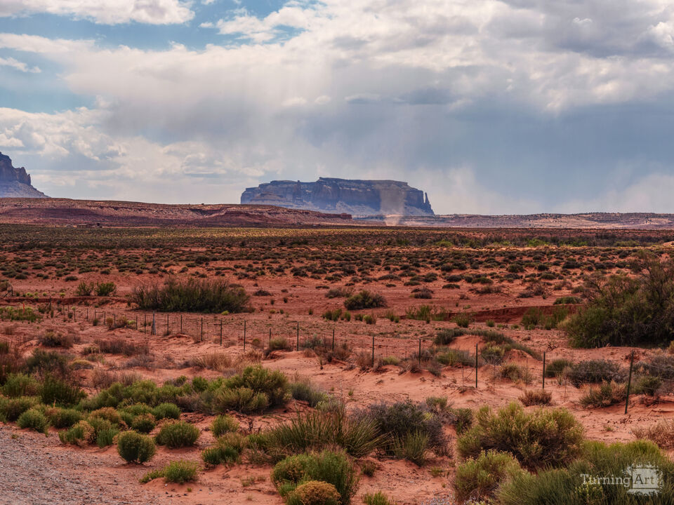 Dust Devil Near Utah Arizona Border