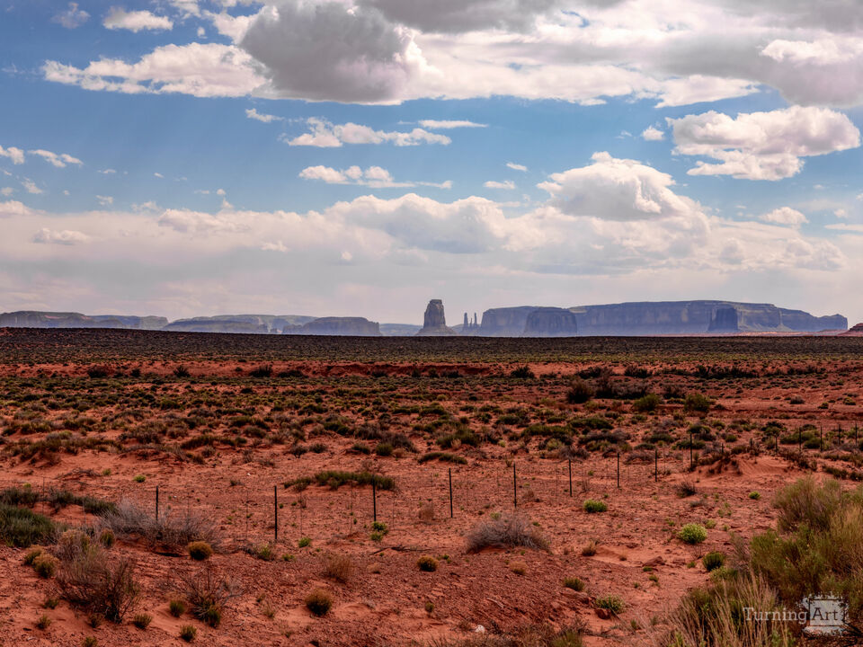Back Of Monument Valley from Utah