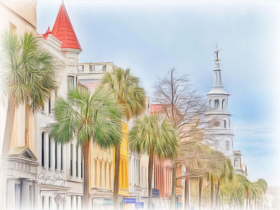 Broad Street Charleston, Pale Color