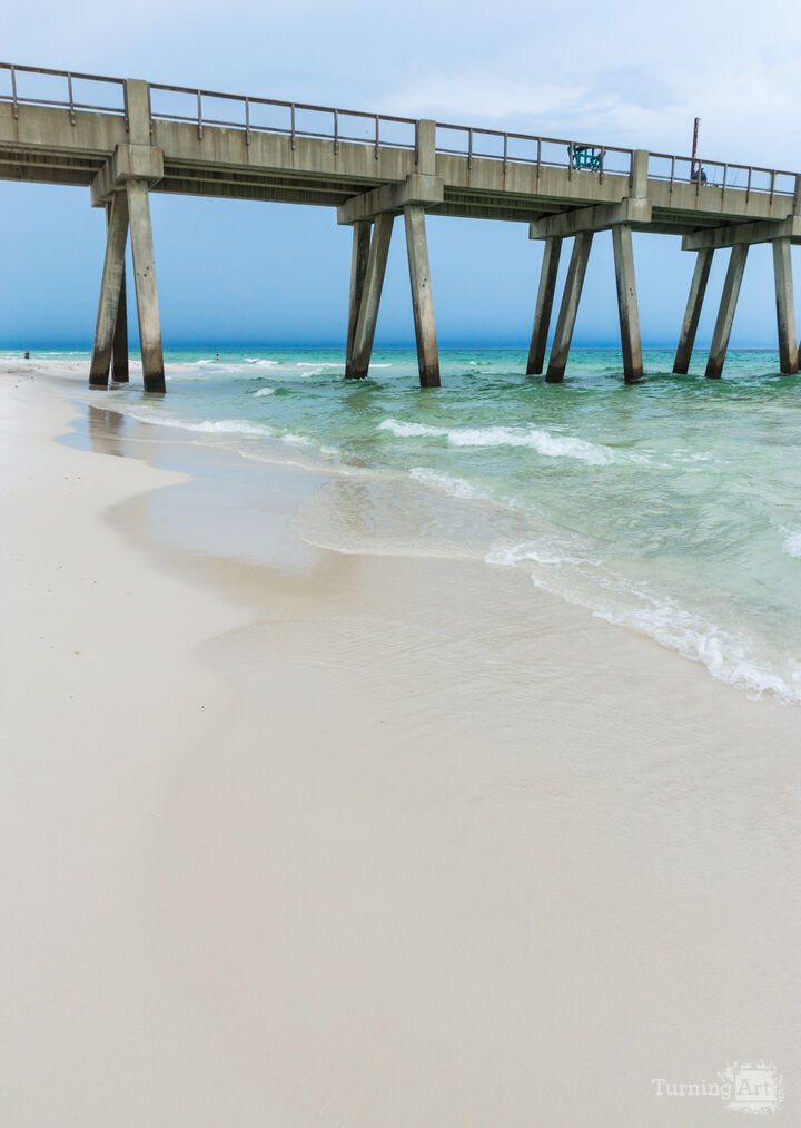 Rolling Emerald Waves By Navarre Pier