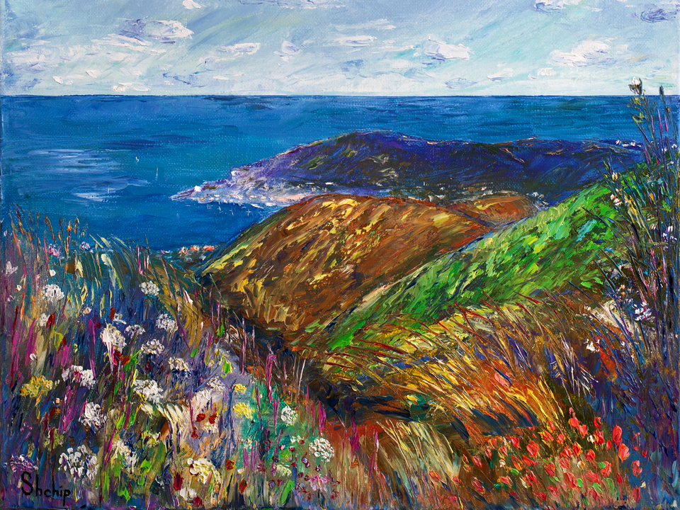 View of El Port de la Selva Coast