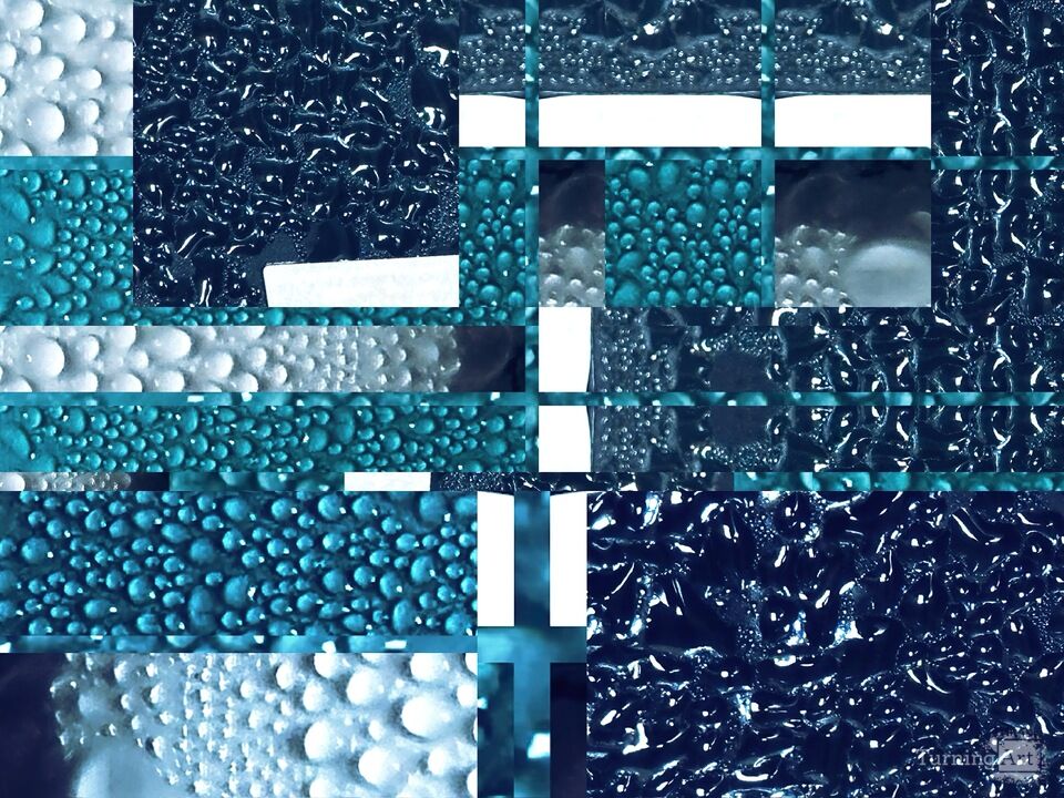 Cool Droplets Colorblock