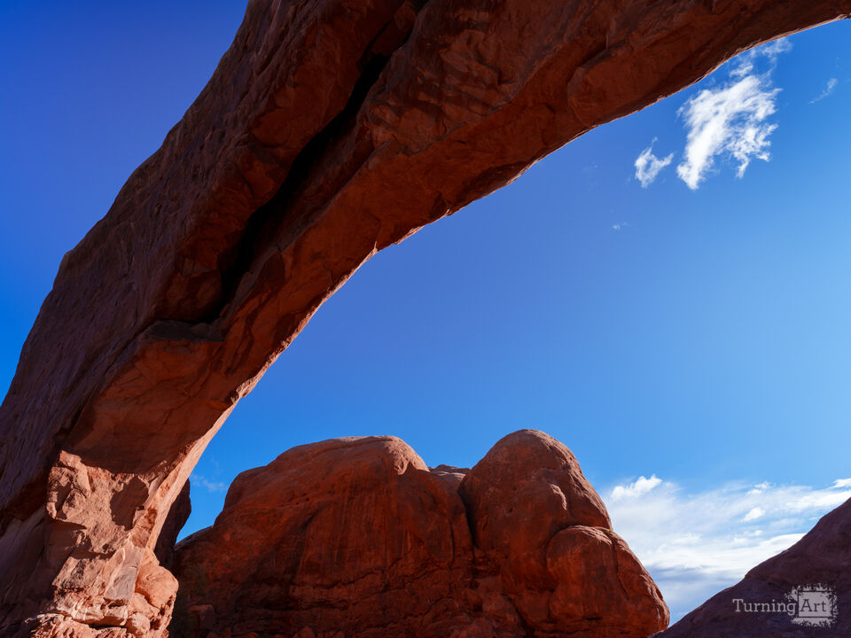 Looking Up The South Window Arch
