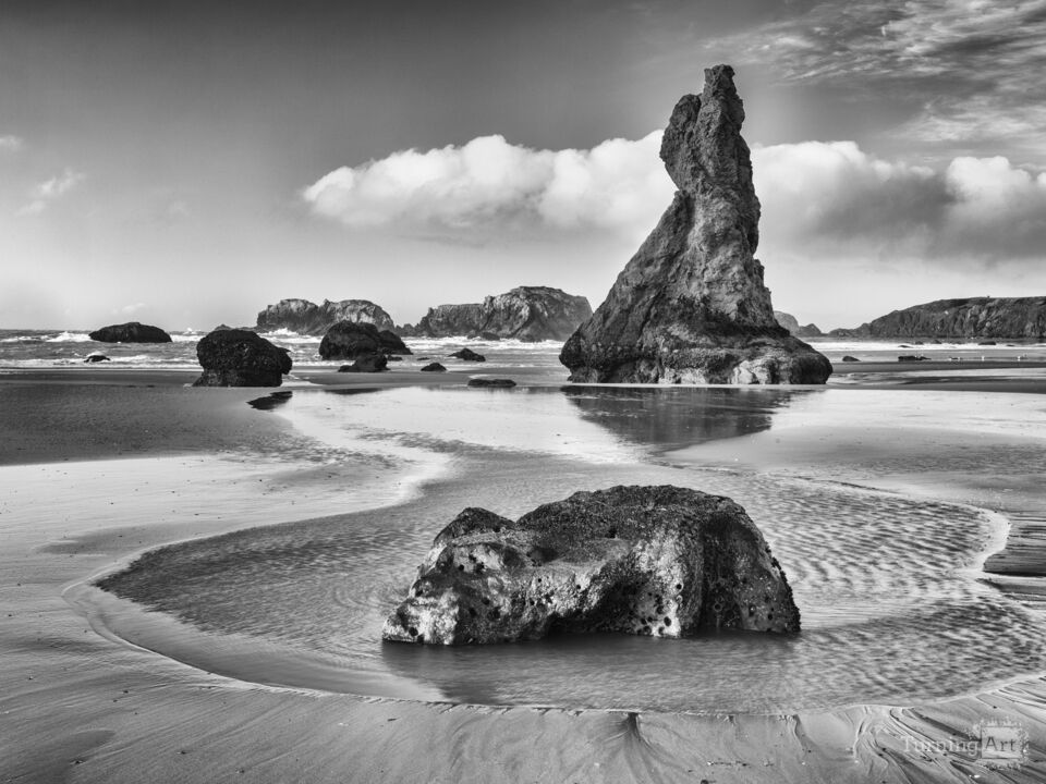 Sea Stack Reflections I