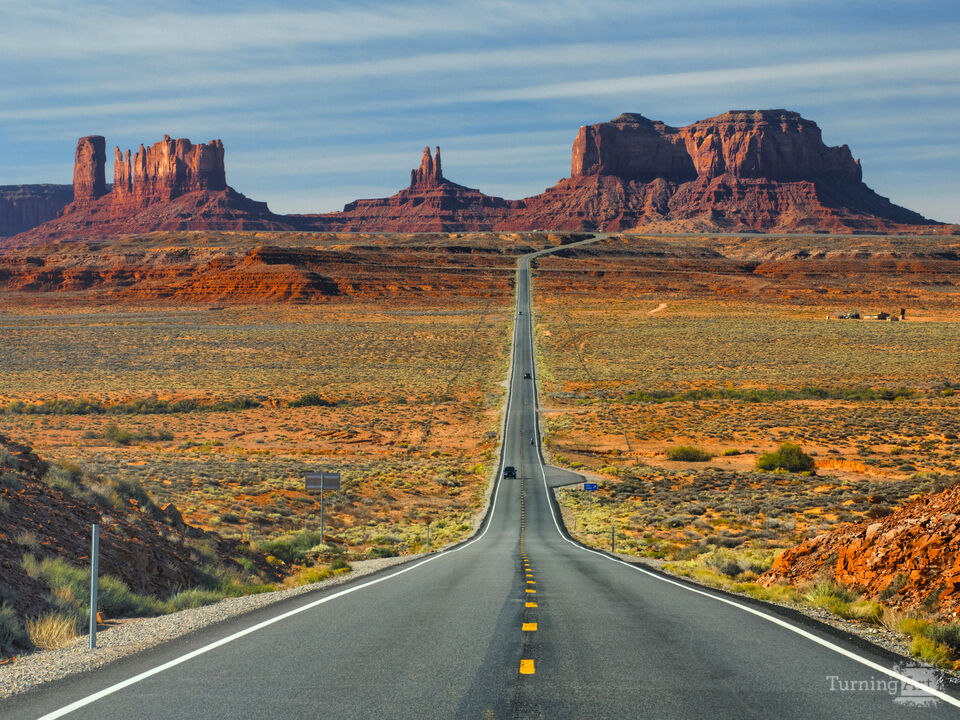 Road to Iconic Monument Valley