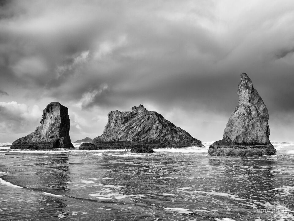 Sea Stack Reflections II, Bandon Beach, Oregon