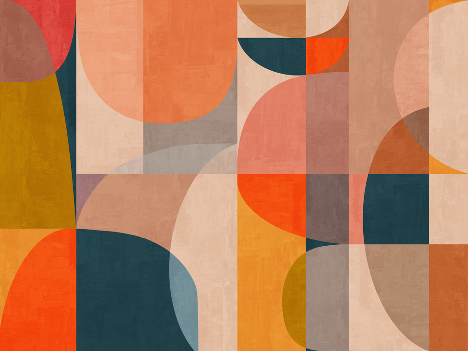 Colorful Mid-Century Art