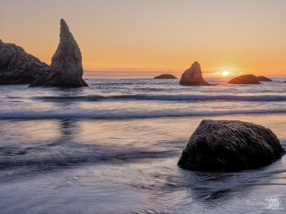 Dusk, Bandon Beach, Oregon