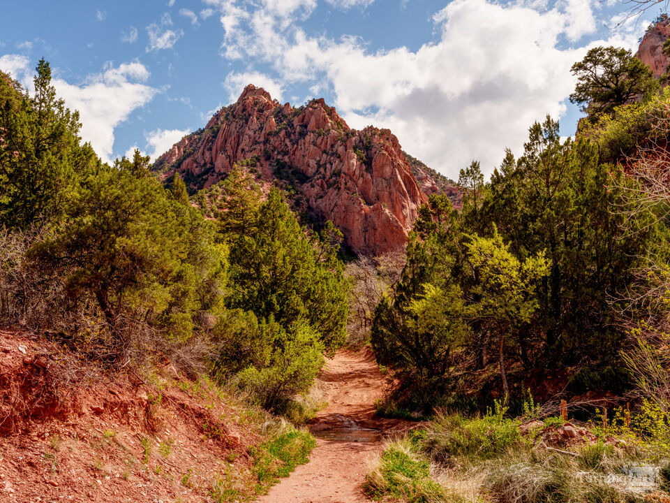 Mountain Along Kanarra Falls Trail