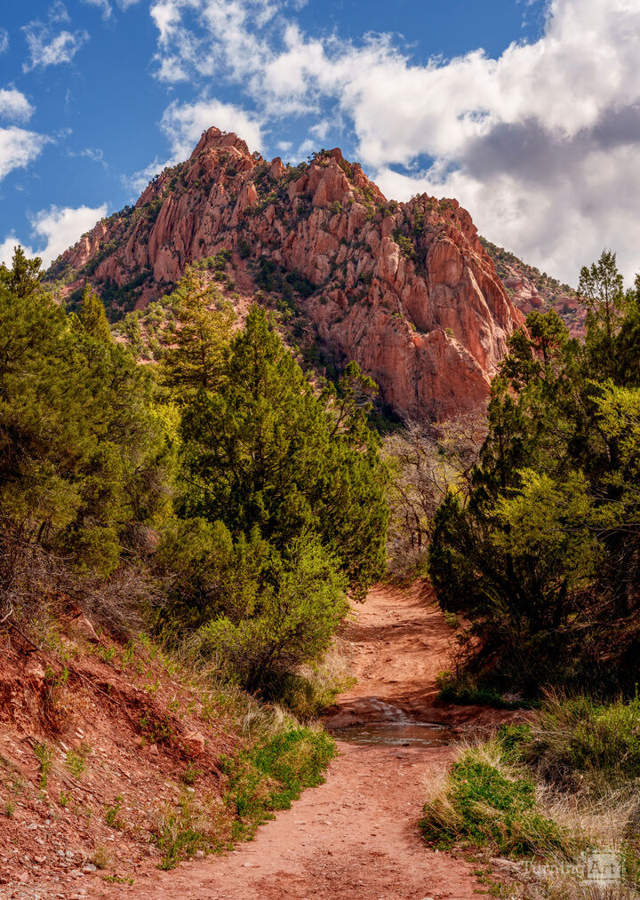 Kanarra Falls Mountain View