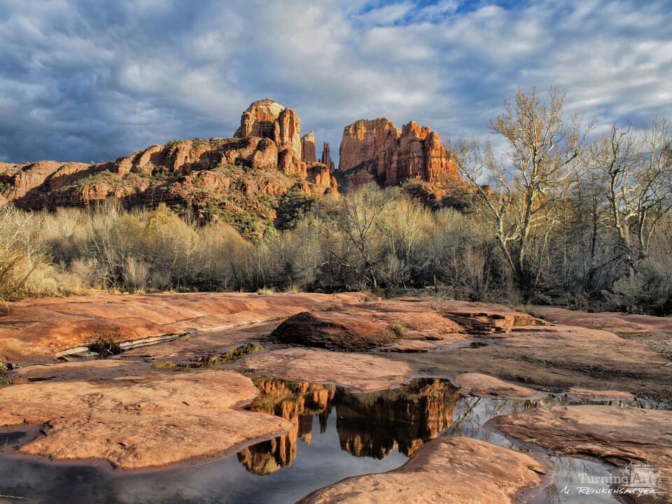 Reflection Pools, Cathedral Rock, Sedona, Arizona