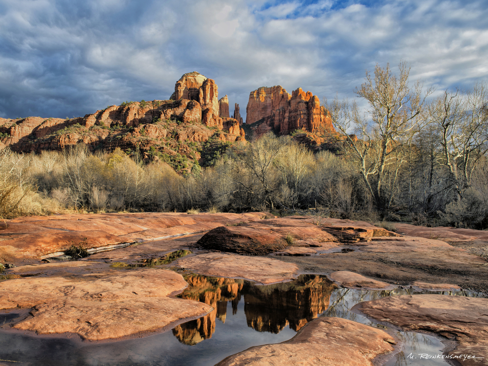 Reflection Pools, Cathedral Rock, Sedona, Arizona