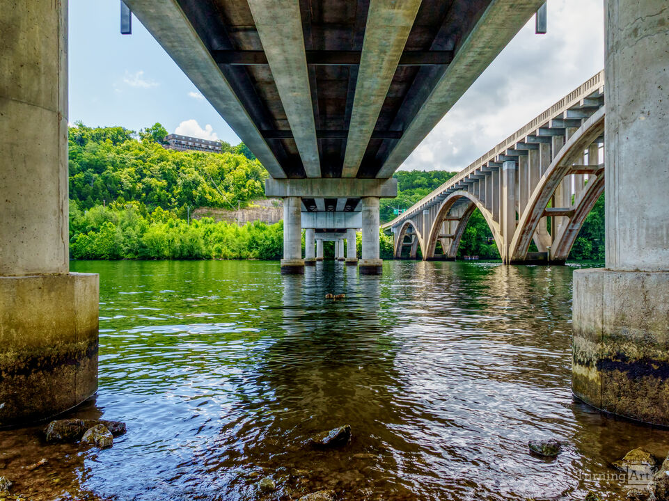 Below Branson Landing Bridge