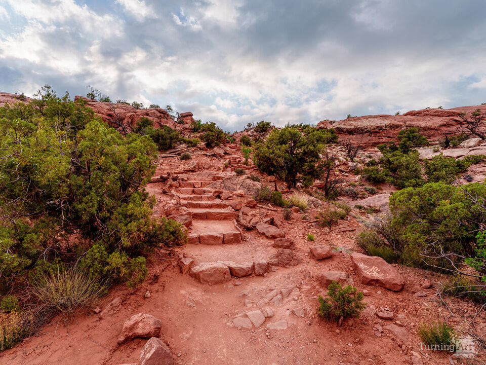 Trail Steps To Upheaval Dome