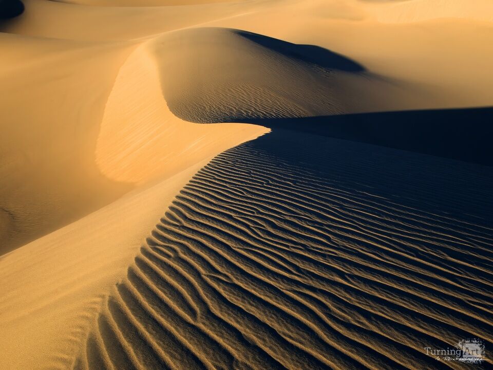 Dunes Aglow, Death Valley, California