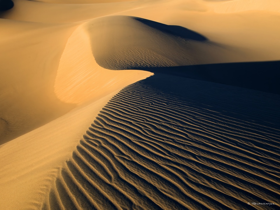 Dunes Aglow, Death Valley, California