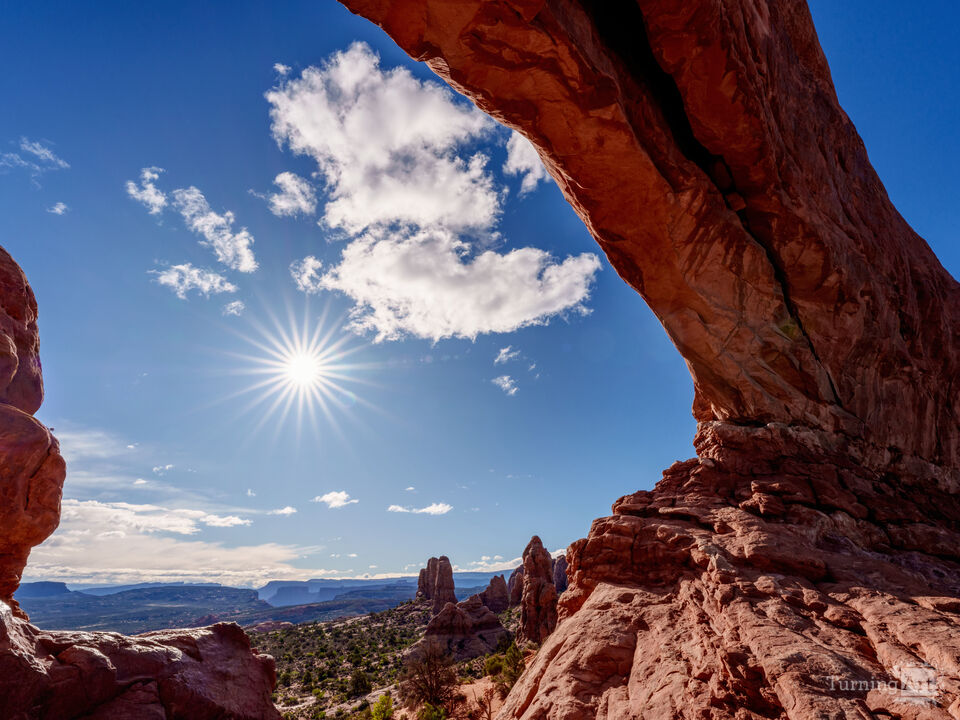 Morning Sun Star Through South Window