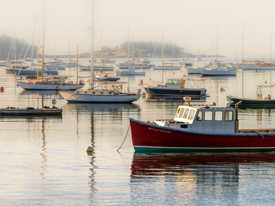 Sunrise in Rockport Harbor, Maine No.1