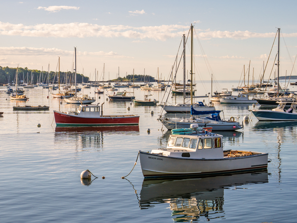 Sunrise at Rockport Harbor, Maine No.2