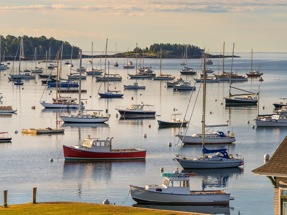 Sunrise in Rockport Harbor, Maine No.3