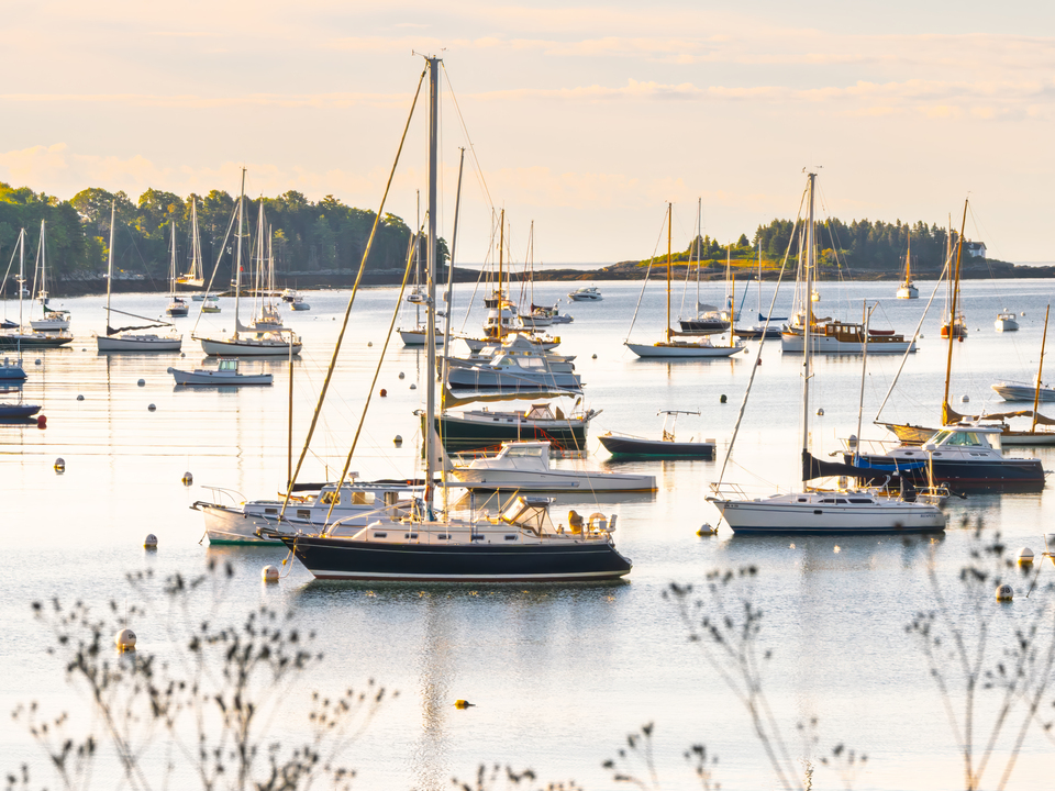 Sunrise in Rockport Harbor, Maine No.4