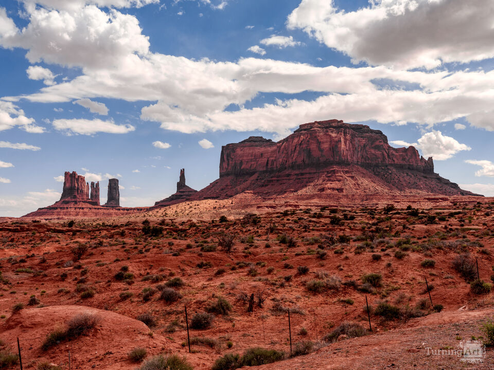 Monument Buttes Of The Borderland