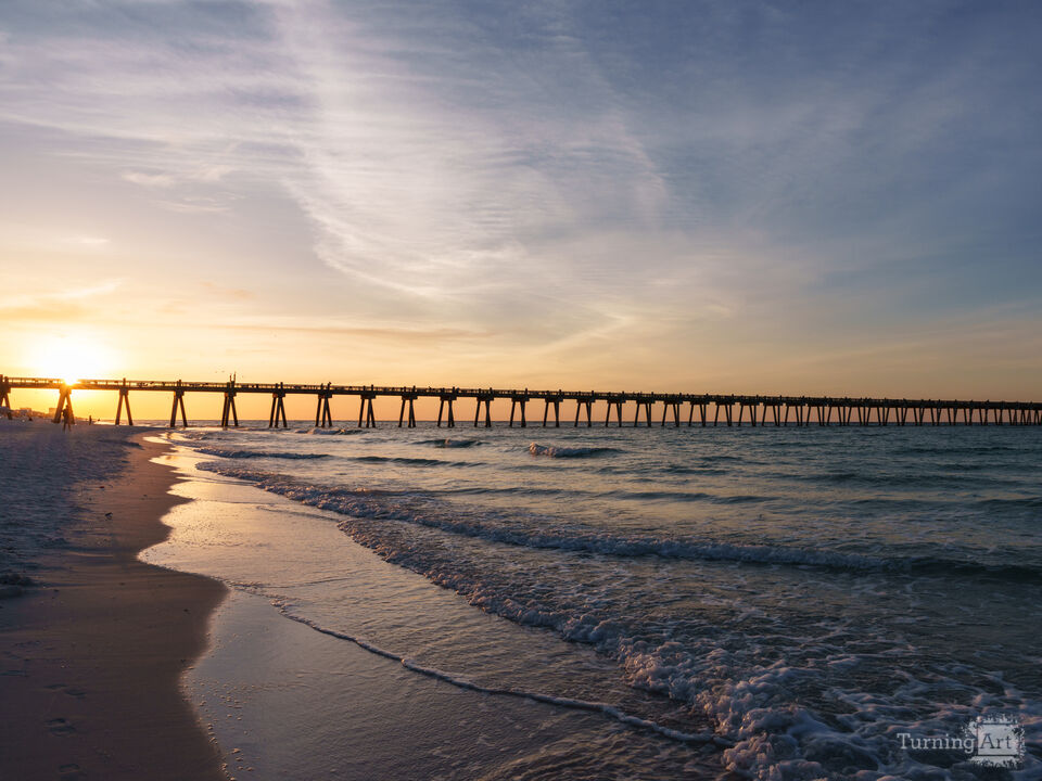 Morning Glow At Pensacola Fishing Pier
