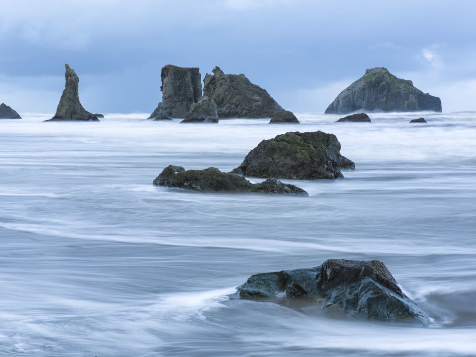 Ocean Blues, Bandon Beach, Oregon