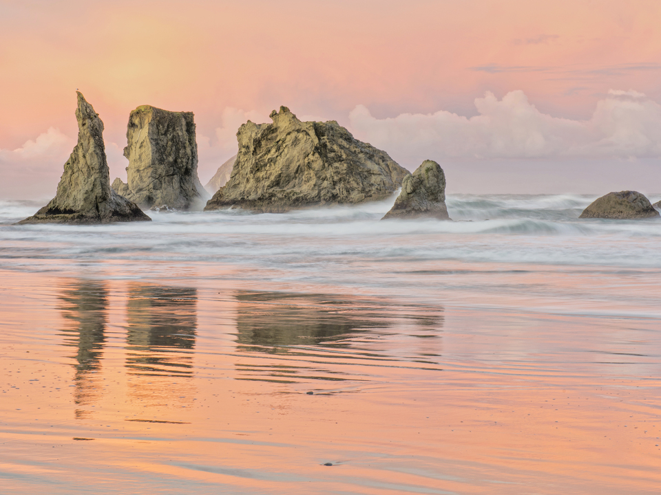 Mirror, Bandon Beach, Oregon
