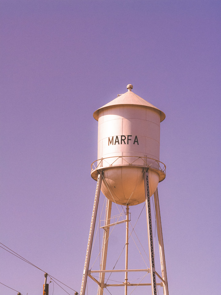 Water Tower, Marfa.