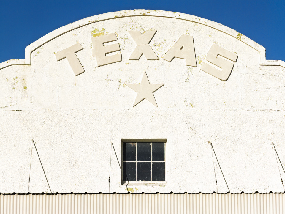 Texas Sign in Marfa, Texas