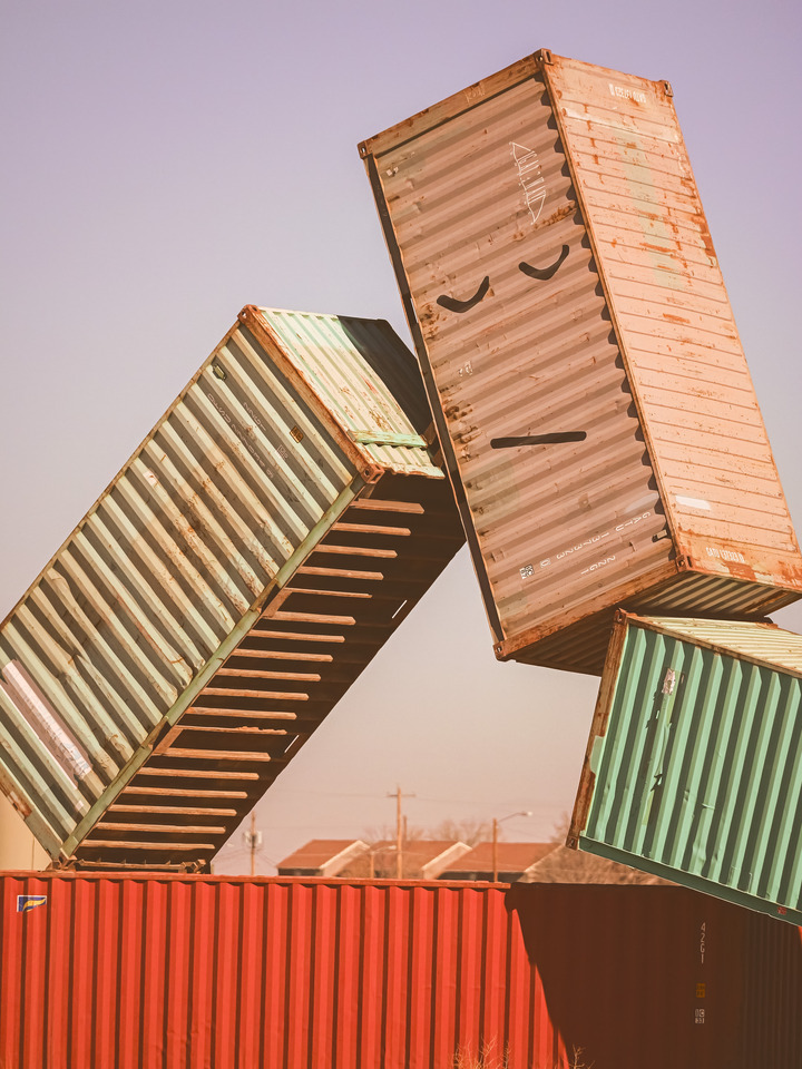 Container Art in Marfa, Texas