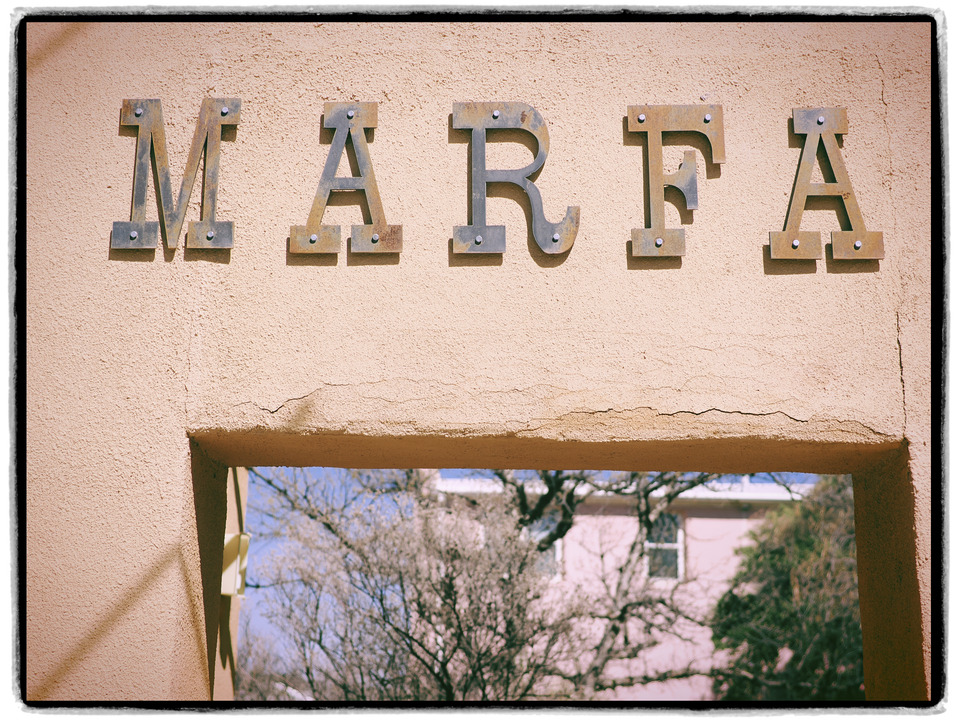 Marfa City Sign