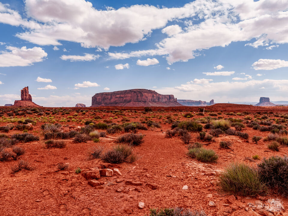 Back North Side Of Monument Valley