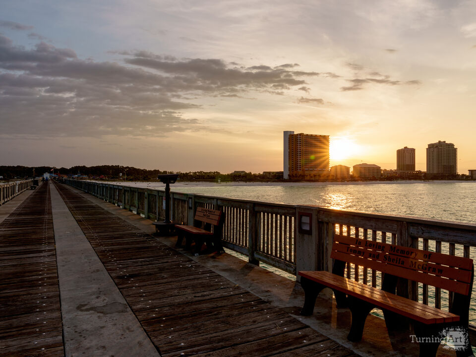 MB Miller Pier Gold Sunrise