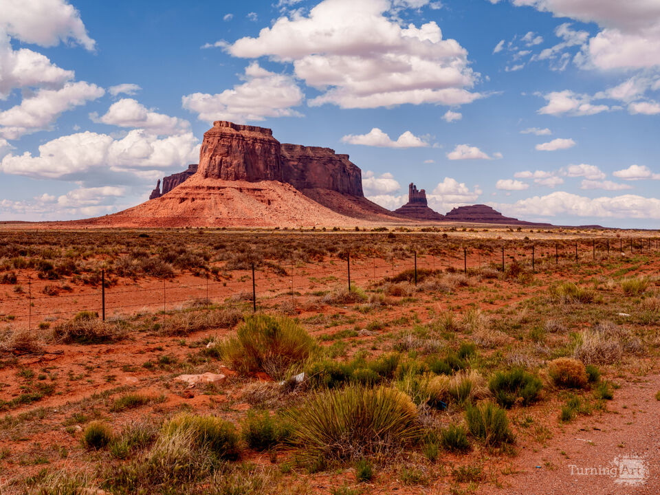 Brighams Tomb View Monument Valley