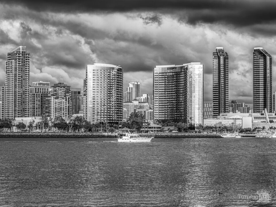 Dramatic Clouds Over A Silver Skyline
