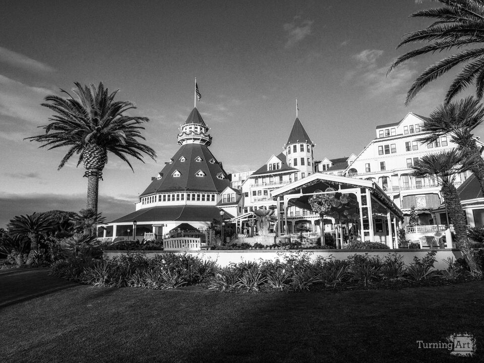 Classic Hotel Del - Classic Monochrome